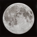 Full Moon, Carbon Transfer Print
